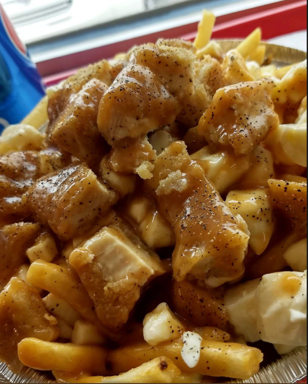 Poutine au poulet
